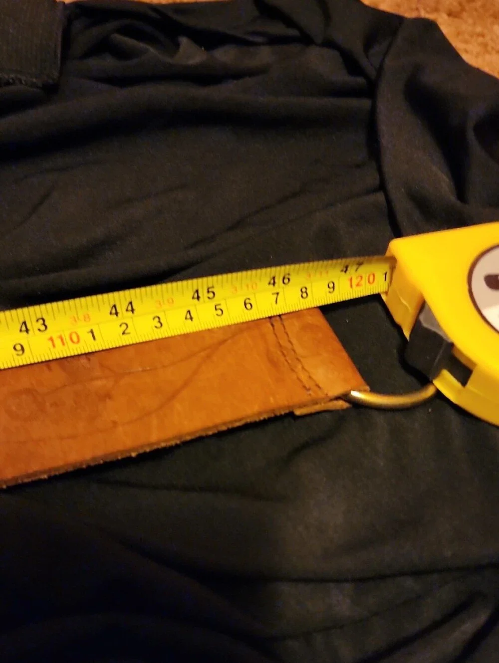 Women's Brown Leather Studded Belt with Turquoise Accents